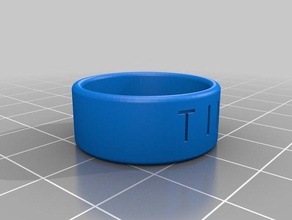 tim los anillos personalizado 3d print model - Mito3D