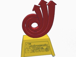 recompensa voces del mercado signos logotipos premio 3d print model - Mito3D