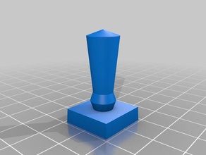 stamp handle 18mm base diy customized 3d print model - Mito3D