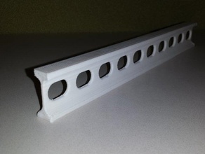 i-beam-Konstruktion Gebäude Strukturen 3d print model - Mito3D