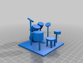 drum set ad 3d printing 3d print model - Mito3D