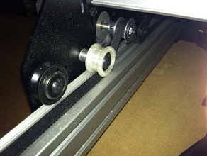 lisse pignon de la roue shapeoko 2 3 d l'imprimante pièces roulement bob shapeoko2 smootheidlerwheel 3d print model - Mito3D