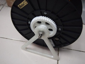 filament spool wheel 3d printer accessories 3d print model - Mito3D