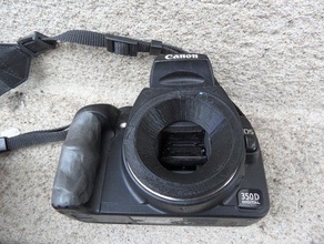 limpa canon ef anel de montagem câmara 3d print model - Mito3D