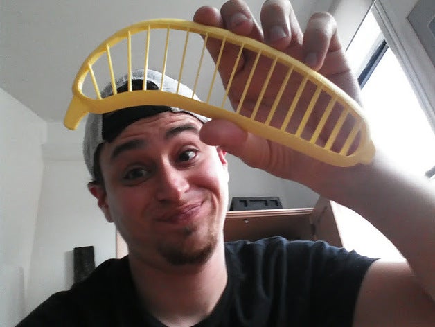 verbesserte banana slicer Küche Essen blatt komisch hutzler 571 Witz mem todd nützlich zenix 3D print model - Mito3D