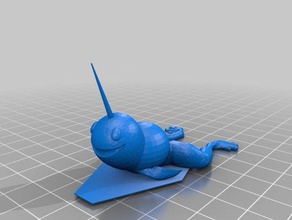 frogwhal em 3d la impresión pruebas 3d print model - Mito3D