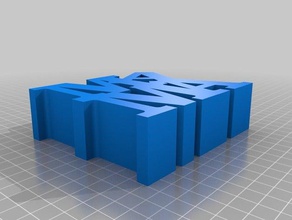 meu personalizados palavra mãe esculturas 3d print model - Mito3D