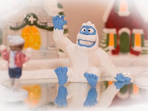 mumble abominable monstruo de nieve las esculturas navidad vacaciones playset muñeco snowmonster 3d print model - Mito3D