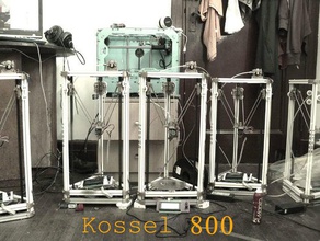 kossel800 k800 verhero delta 3dprinter deltabot arm Drucker kossel mini robotarm rostock 3d print model - Mito3D