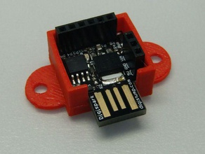 digispark bumper case electronics arduino openscad parametric 3d print model - Mito3D