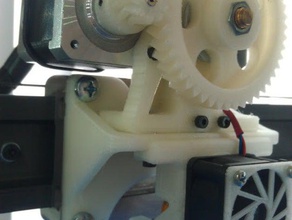 40mm de montaje del ventilador vertical x-cariage 3d la impresora partes mendelmax 3d print model - Mito3D