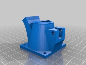 fan duct prusa i3 rework extruder 3d Drucker Teile 3d print model - Mito3D