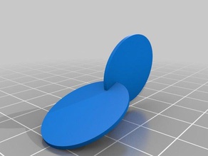 die senkrecht geschlitzte Ellipsen math customizer ellipse lasercut openscad parametric 3d print model - Mito3D