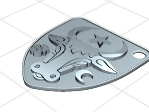 region emblem coins badges 3d print model - Mito3D