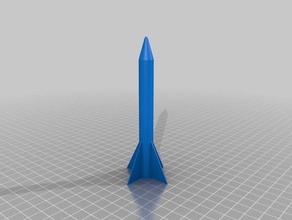 meu personalizados ar comprimido foguete brinquedo jogo acessórios 3d print model - Mito3D