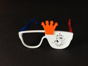 holandés de la copa del mundo gafas fifa knvb países bajos 3d print model - Mito3D