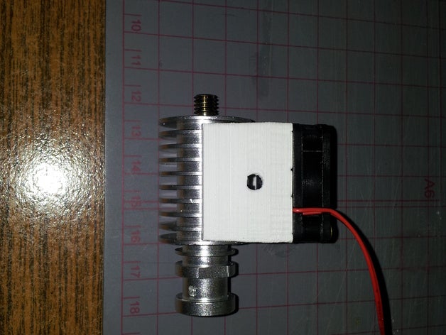fan mount geeetech metal extruder 3d printer accessories 3D print model - Mito3D