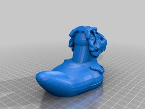 t-rex ducky je - Spielzeug Spiele 3d print model - Mito3D