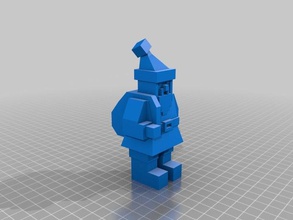 santa temel heykeller 3d print model - Mito3D