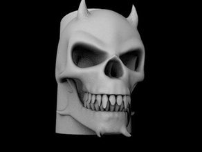 skull mug kitchen dining 3d print model - Mito3D