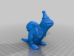 dino claus a los animales la navidad 3d print model - Mito3D