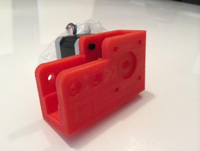 vslot mini 20mm bracket modified lin engineering nema 17 motor 3d printer parts 3d print model - Mito3D