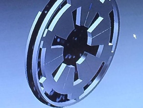 rebelimperial madalyon 3d baskı para star wars 3d print model - Mito3D