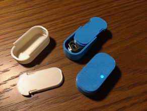 beancase eletrônica arduino o bluetooth azul-clara de feijão 3d print model - Mito3D
