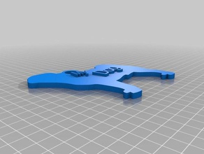 pug keychains customized 3d print model - Mito3D