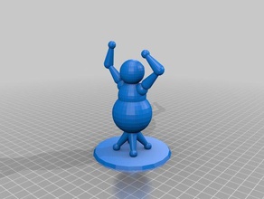 sarahs pupazzo di neve creature 3d print model - Mito3D