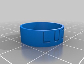 lucy-ring yüzük özelleştirilmiş 3d print model - Mito3D