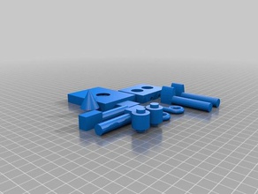 puzzle robot 3d printing automaton toys 3d print model - Mito3D