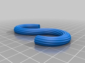 double sided candy cane decor 3d print model - Mito3D