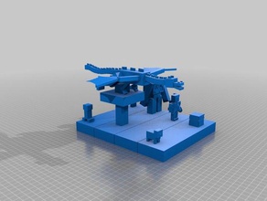 minecraft monde elementostudios sculptures 3d print model - Mito3D