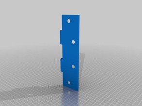 door hinge part 2 replacement parts 3d print model - Mito3D