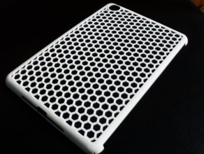 ipad mini honey comb case tablet 3d apple gromfrog household model part toy useful 3d print model - Mito3D