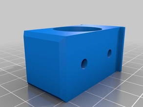 25 mm square aluminium tube joint ball bearing holder robotics 3d print model - Mito3D