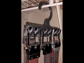 belt hangar organization belts closet organize useful 3d print model - Mito3D