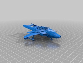 anvil aerospace f7c-m des véhicules citoyen hornet star 3d print model - Mito3D