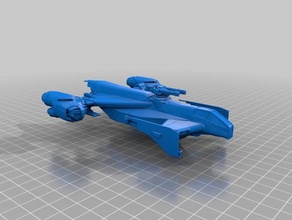 drake interplanetary cutlass vehicles citizen star 3d print model - Mito3D