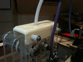 cupcake bowden-Kabel-adapter 3d Drucker - Zubehör Staub-Entferner extruder upgrade Teil mk4 openscad nützlich 3d print model - Mito3D