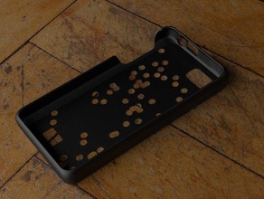 fairphone case 3 random holes cutout mobile protection smartphone 3d print model - Mito3D
