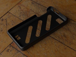 fairphone case 4 Streifen Ausschnitt mobile - Schutz smartphone 3d print model - Mito3D