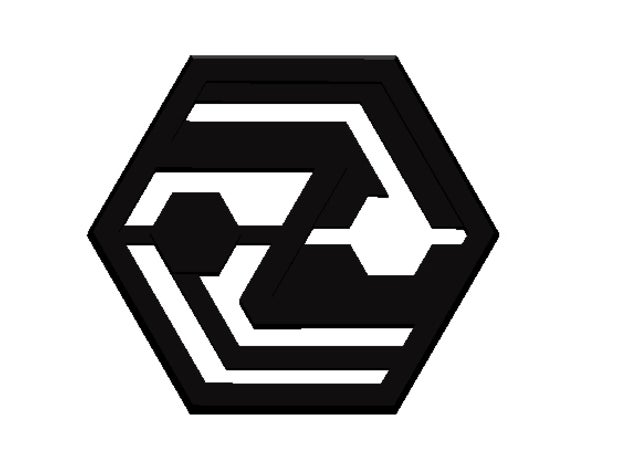 l'hexagone logo des signes logos 3D print model - Mito3D