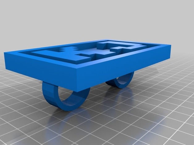 kj ring rings customized 3D print model - Mito3D