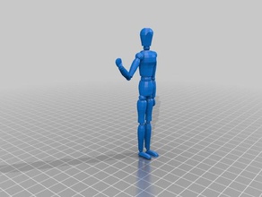 posing mannequin art tools dummy reference mannequins 3d print model - Mito3D