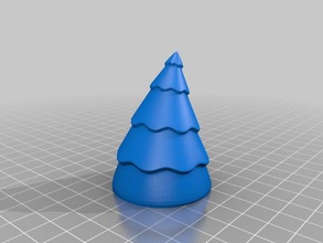 christmas tree shelled sculptures 3d print model - Mito3D