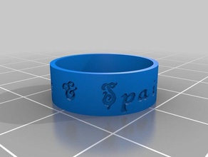 europe trip rings customized 3d print model - Mito3D