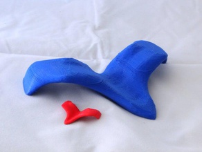 bird fighter sculpture sculptures 3d print model - Mito3D