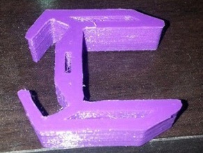 symétrique paramétrique étagère clip de l'organisation ménage openscad supportless utile 3d print model - Mito3D